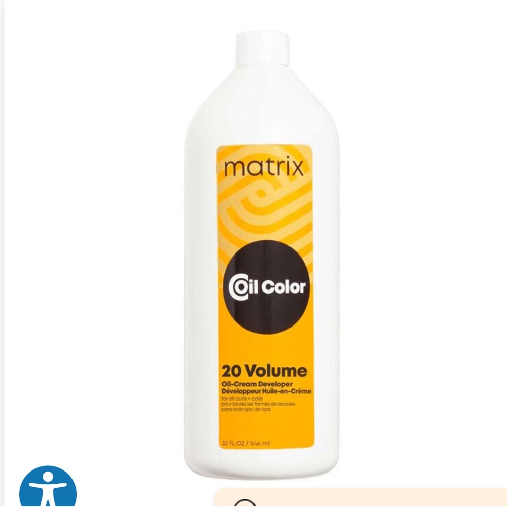 Matrix Coil Color Oil-Cream Developer 20 Volume 32oz